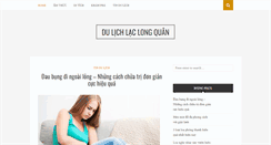 Desktop Screenshot of dulichlaclongquan.com
